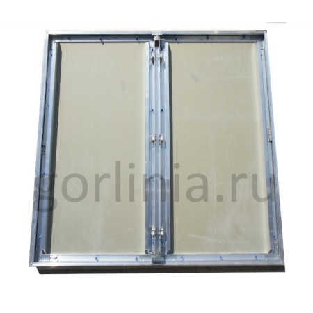 Люк под покраску Гиппократ 1000п*1000 двухдверный стеновой стеновой