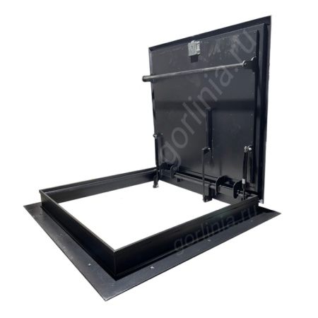 Люк кровельный ЛКР для выхода на крышу - петли, амортизаторы и нижняя ручка