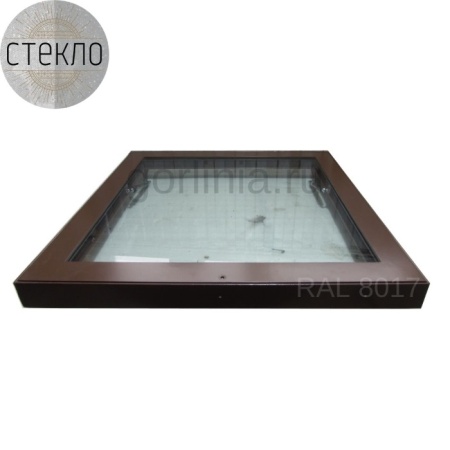 Люк в подвал со стеклом стеклогор 800х1500п*75 