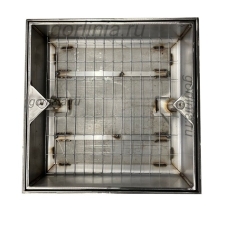 Люк под брусчатку Проспект-ВН 500*500 съемный из нержавеющей стали